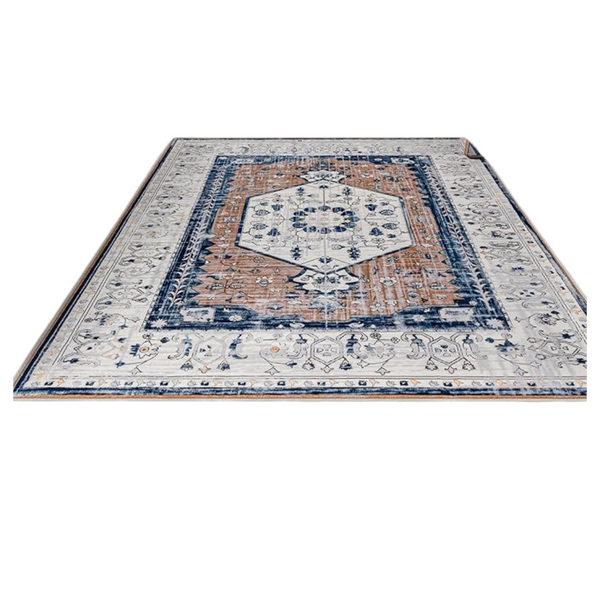 5 x 7ft Soft Vintage Non-Slip Distressed Oriental Area Rug