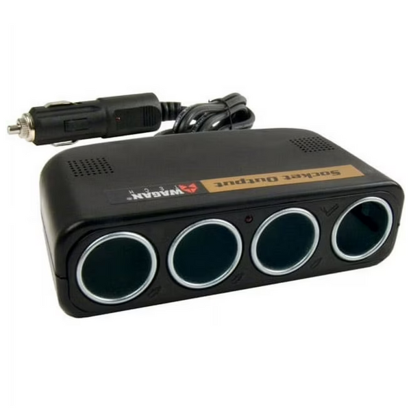 Wagan 4-Way 12V Automotive Socket Splitter And Extender