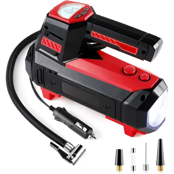 150PSI 12V Tire Inflator Portable Air Compressor Pump (2 Colors)