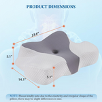 OneBlis Ergonomic Memory Foam Pillows with Washable Pillowcase (Y-Shaped)