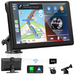 9" Apple CarPlay & Android Auto Car Stereo with 4K Dash Cam
