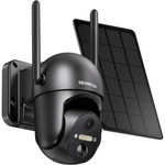 Sehmua Wireless 2K 360 deg. View Outdoor Solar Security Cameras