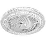 Yitahome 20" Bladeless 6-Speed Ceiling Fan with Light & Chandelier