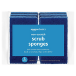 6-Pack Amazon Basics Non-Scratch Sponges (5.4" x 2.4" x 0.8")