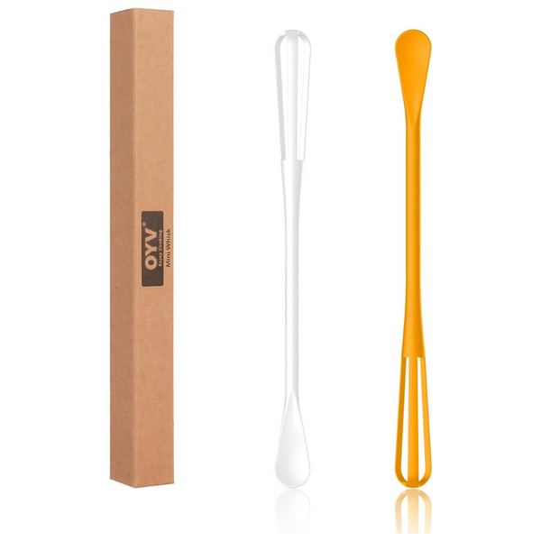 2-Piece OYV 8.5" Multifunctional Mini Whisk And Spoon