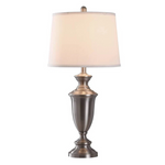 StyleCraft Brushed Nickel Brussels Steel Table Lamp