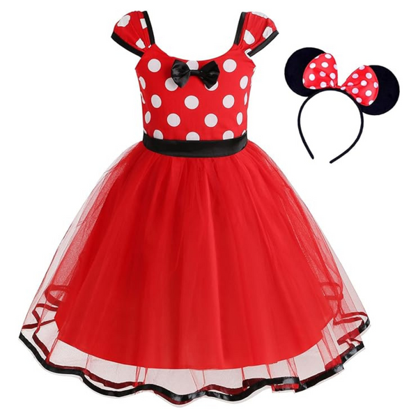 Lauphie Girls Outfit Minnie Costume Princess Dress