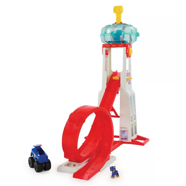 PAW Patrol: Rescue Wheels Super Loop Tower HQ Chase Action Figure & Toy Truck