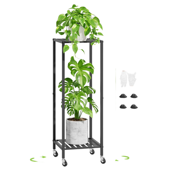 2-Tier Indoor Metal Plant Stand