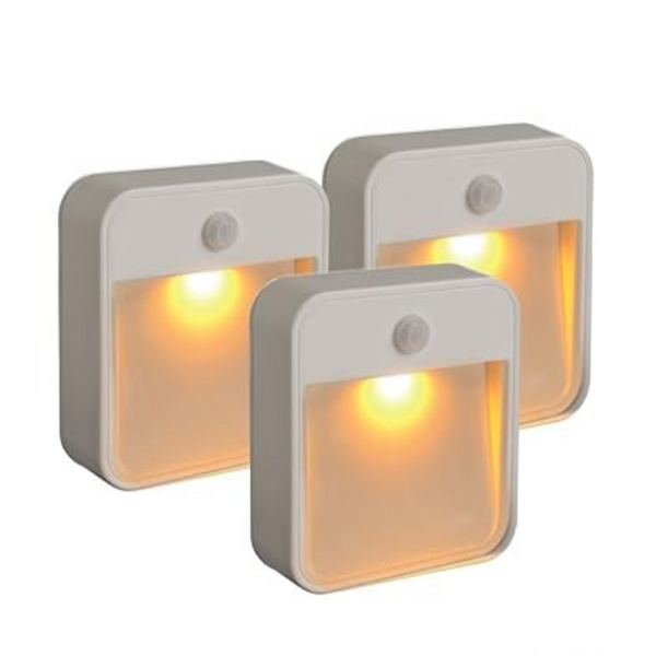 Set Of 3 Mr Beams Wireless Battery Powered Motion Sensing Nightlight