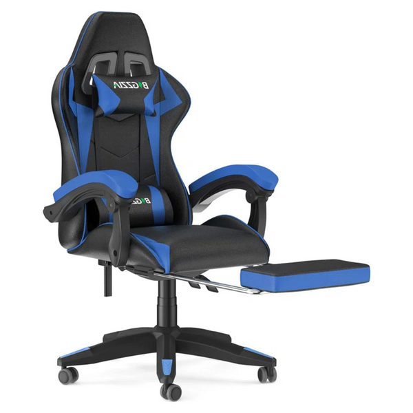 George Oliver Gaming Chair With Footrest