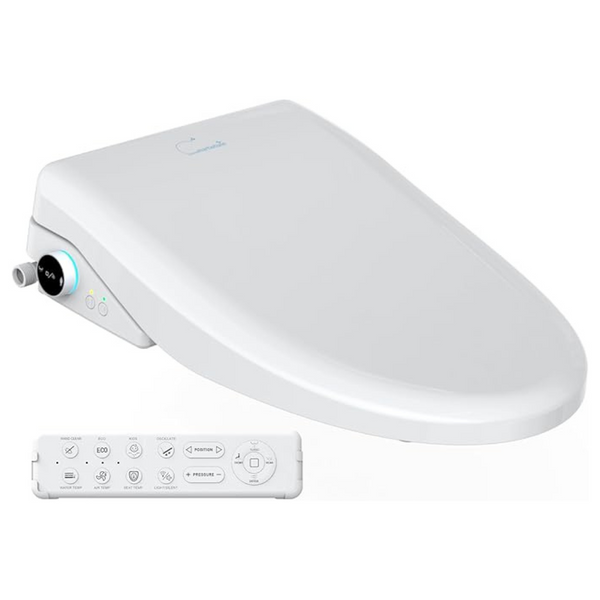 SmartWhale Electric Bidet Toilet Seat with Instant Warm Water & Dryer
