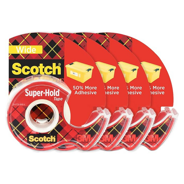 Scotch Super-Hold Tape (4 Rolls)