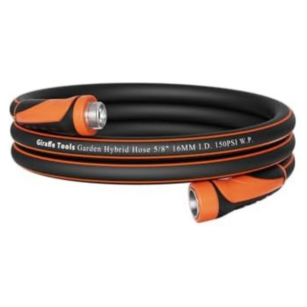 Giraffe Tools 10ft x 5/8" Hybrid Garden Leader Water Hose