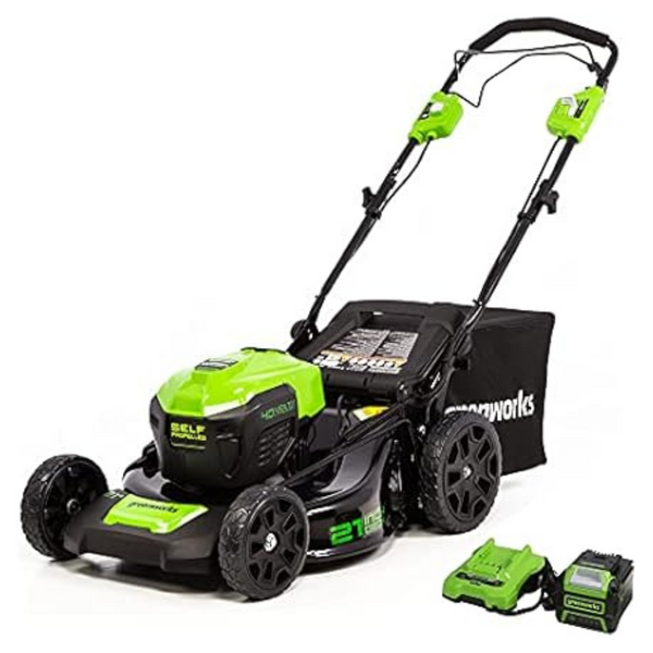 Greenworks 40V 21" Electric Brushless Self-Propelled Lawn Mower