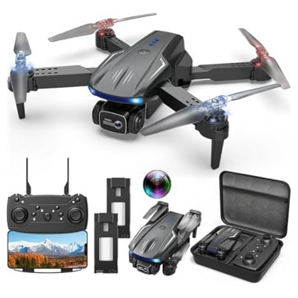 360-Deg 1080P 3 Speed Mode Foldable HD FPV Mini Drone With Camera