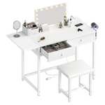 Kai-Road Small Makeup Vanity Table Set