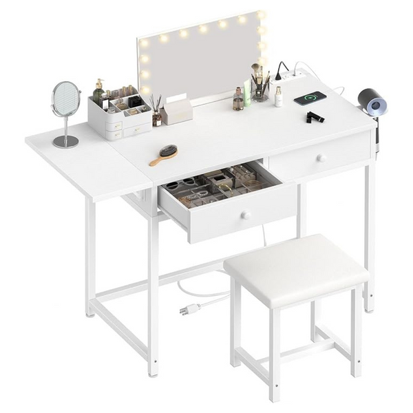 Kai-Road Small Makeup Vanity Table Set
