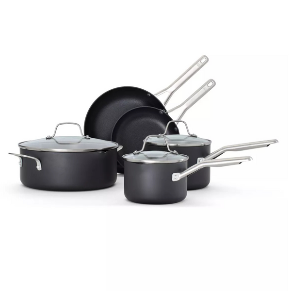 Calphalon 8-Piece Hard Anodized Aluminum Nonstick Cookware Set