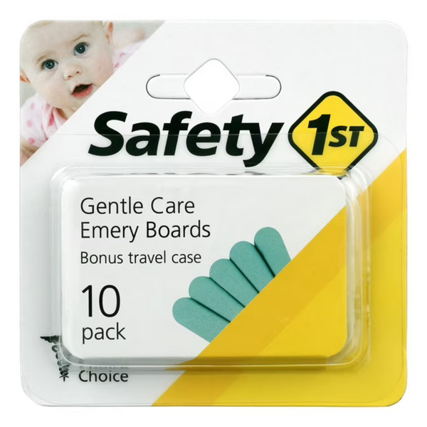10-Pack Safety 1st Emery Boards & Travel Case