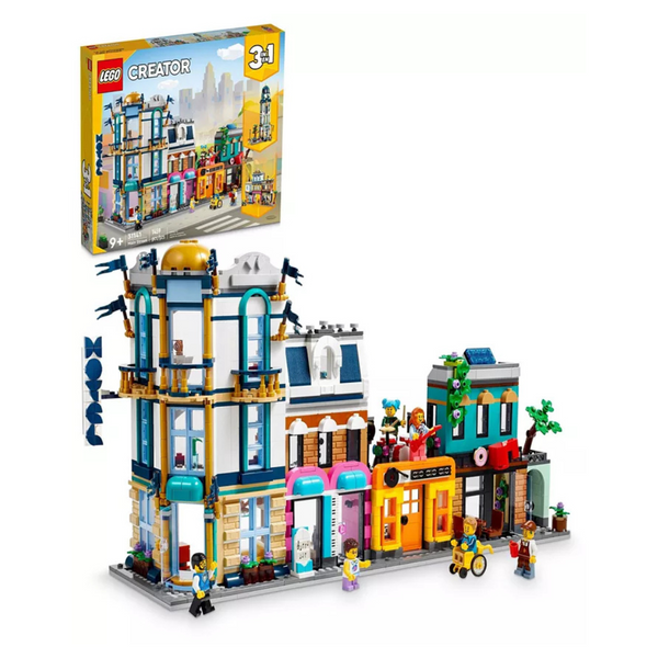 LEGO 3-In-1 Creator Main Street Building Toy Set (31141)
