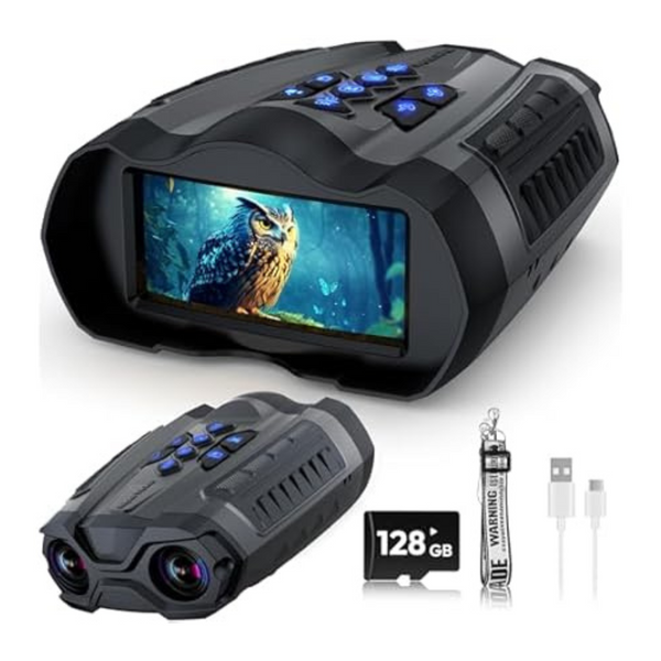 Akaoto 4K Full-Color Night Vision Goggles With 128GB TF Card