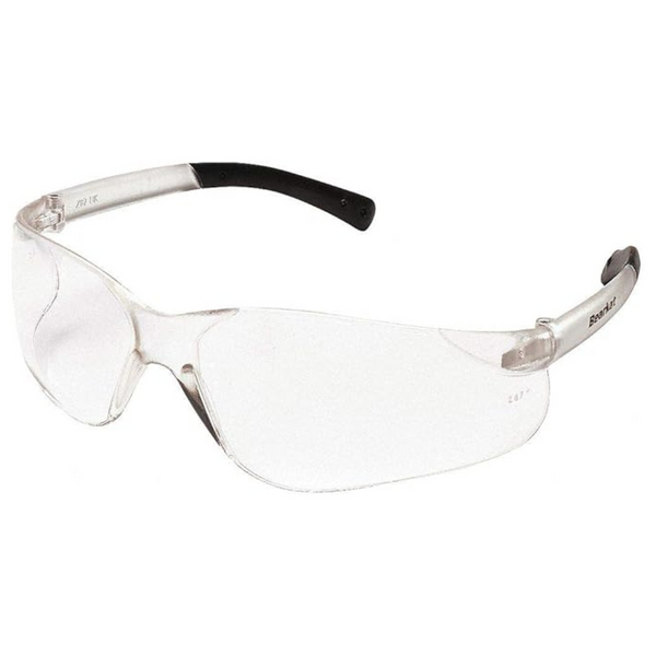 MCR Safety Glasses BK010 Clear Polycarbonate Lenses W/ UV Protection