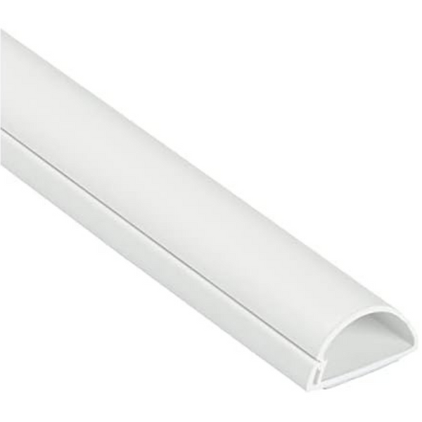 D-Line Half Round Cable Cord Hider Cover (1.18"x 0.59"x 39")