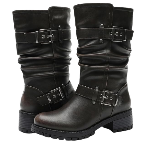 Globalwin Women's Mid Calf Dress Boots