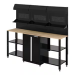 9-Piece Husky Ready-to-Assemble Steel Garage Workstation (Black)