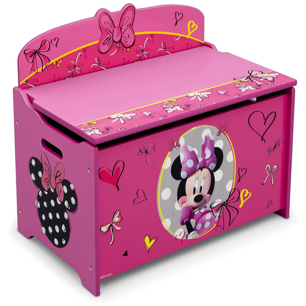 Delta Children Disney's Minnie Mouse Deluxe Toy Box