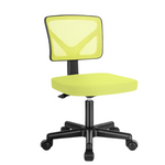 Dumos Ergonomic Adjustable Armless Desk Chairs With Wheels