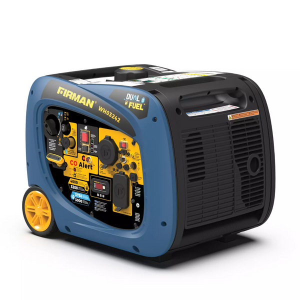 Firman 3200/4000W 30A Electric Start Dual Fuel Inverter Generator [Certified Refurb]
