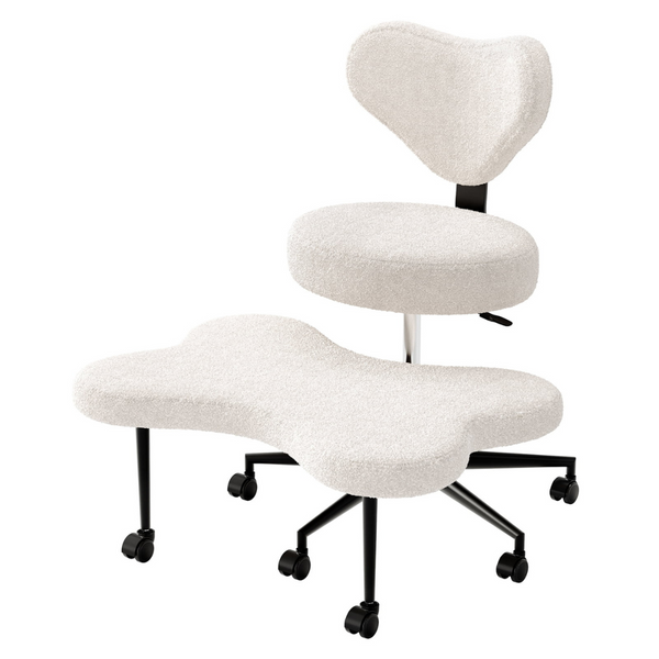 Pinmoco Ergonomic Cross Legged Swivel Adjustable Height Chair