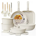 23-Piece Astercook Pots & Pans Non Stick Ceramic Cookware Set