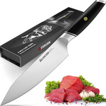Astercook 8" High Carbon Stainless Steel Ultra Sharp Kitchen Chef Knife
