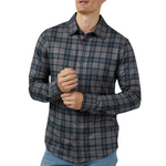 32 Degrees Men's Soft Stretch Knit Long Sleeve Button-Up Shirts