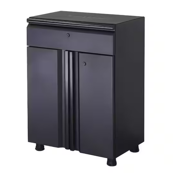 Husky Regular Duty Welded 24-Gauge Steel 1-Drawer 2-Door Garage Cabinet