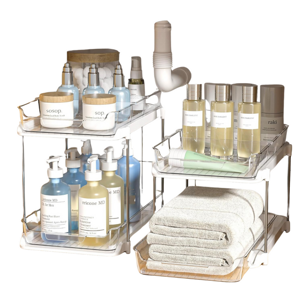 2-Pack Under Sink Pull-Out Organizers