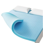 Maxzzz Queen Size 2" Gel-Infused Cooling Mattress Topper