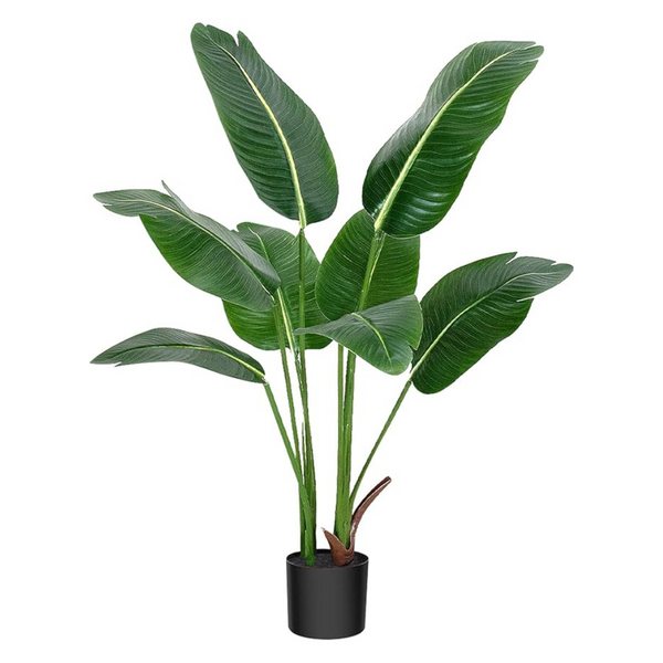 4ft Indoor Outdoor Artificial Dracaena Tree With Pot