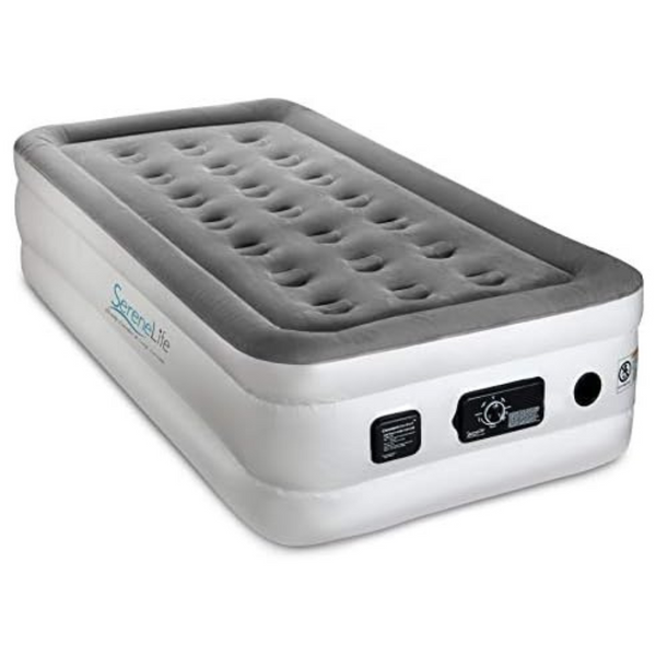 SereneLife Twin Air Mattress With Internal High Capacity Pump