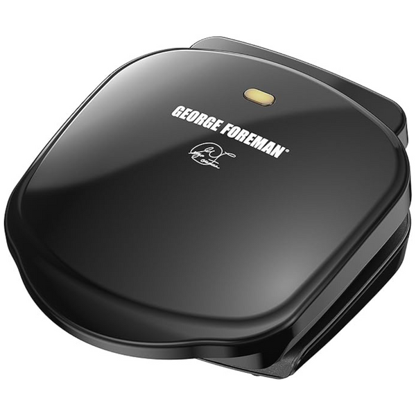 George Foreman 2-Serving Classic Plate Electric Indoor Grill And Panini Press