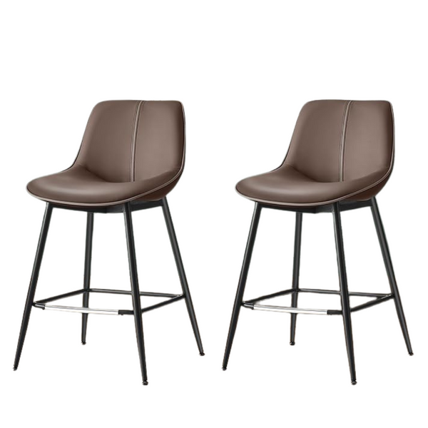 Set Of 2 Vasagle 24.4" Tall Bar Stools With Back