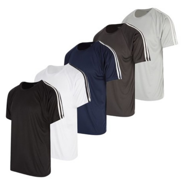 5-Pack American Legend Men's Active Athletic T-Shirt (Various)