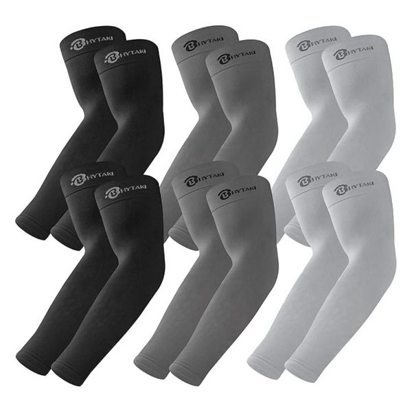 6-Pairs BHYTAKI UPF 50 Sports UV Sun Protection Arm Sleeves