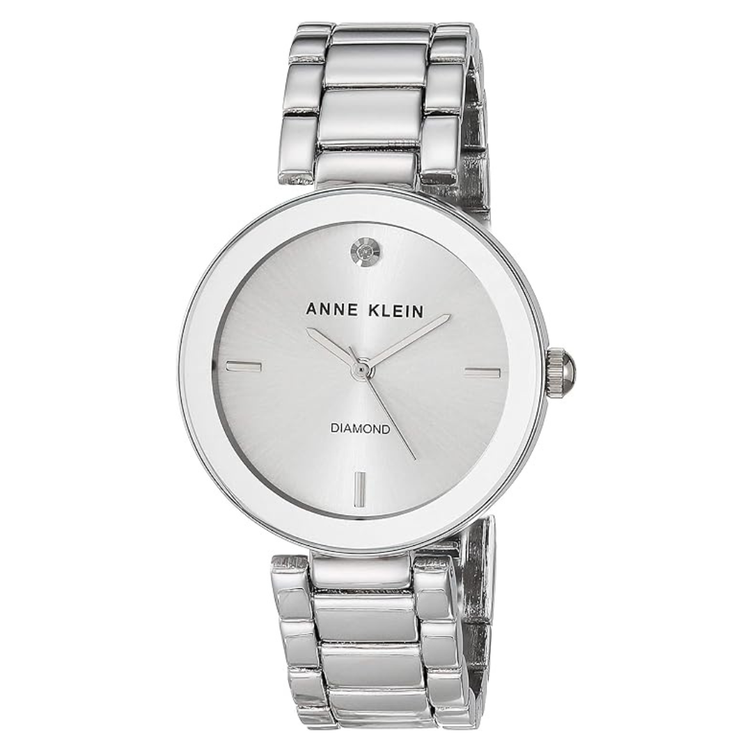 Anne Klein Women's Genuine Diamond Dial Bracelet Watch