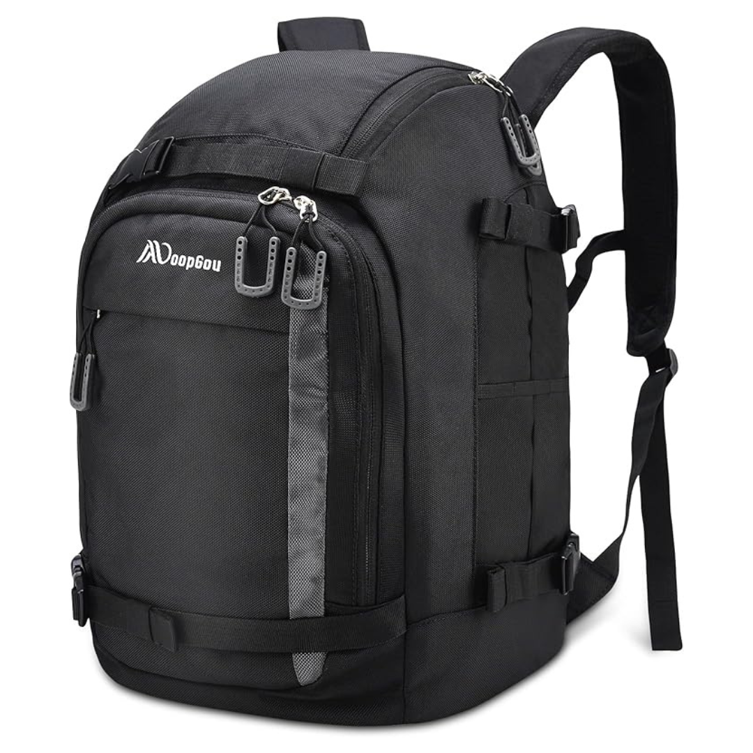 50L Nylon Waterproof Travel Backpack (Grey)