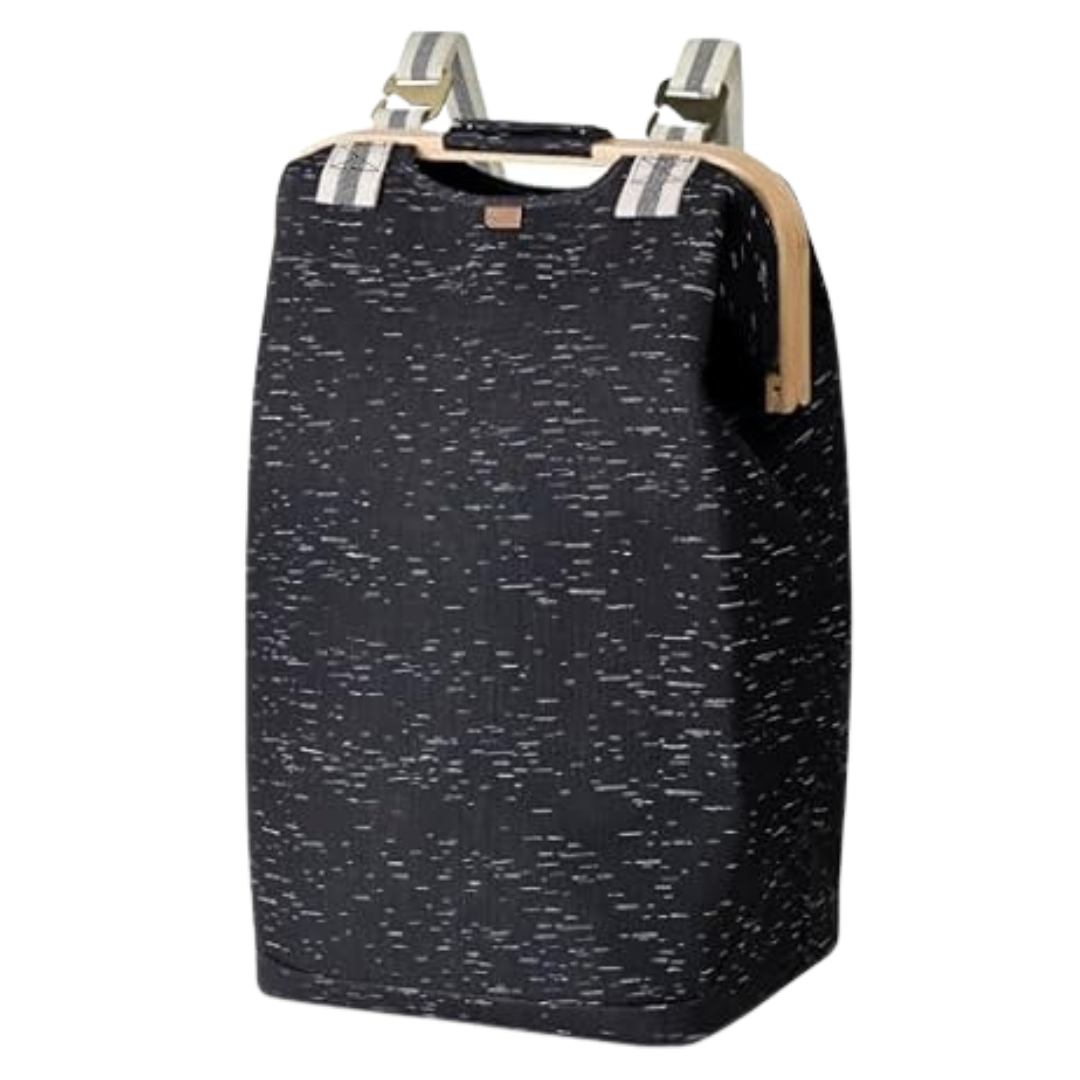 CleverMade Large Laundry Backpack (Black)