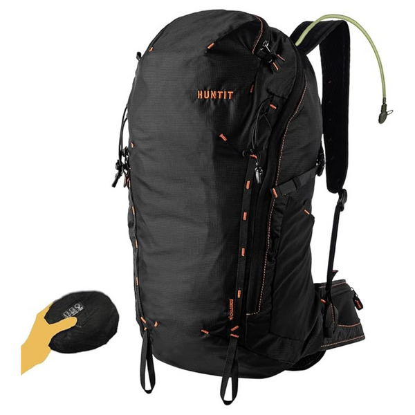 35L Lightweight Hiking Travel Backpack (Black)
